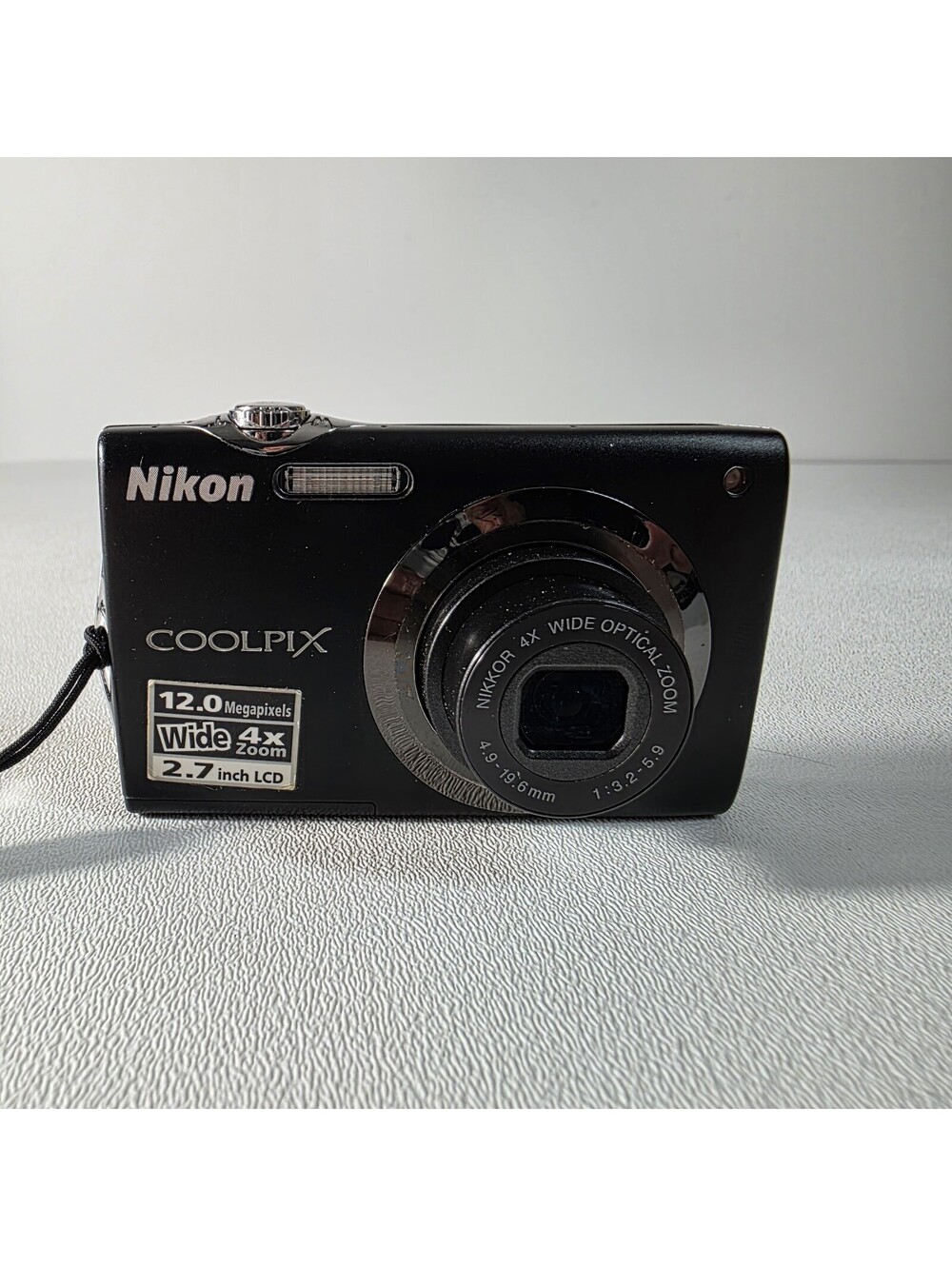 Nikon Coolpix S3000 12.0MP BlackDigital Camera Tested W/Battery & Memory Card